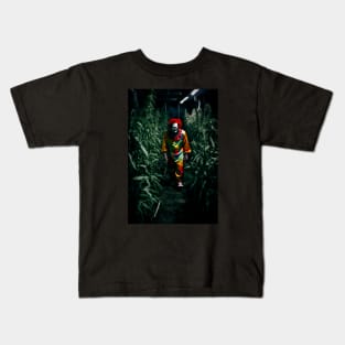 Clown In A Weed Garden Kids T-Shirt